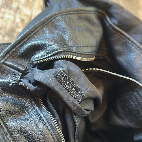 Burberry shoulder tote crossbody bag black slouch bag needs TLC Project - Picture 10 of 11